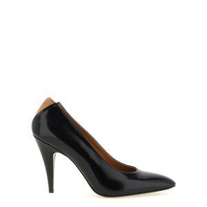 Jil Sander Black Calfskin High Heel Women's Pumps